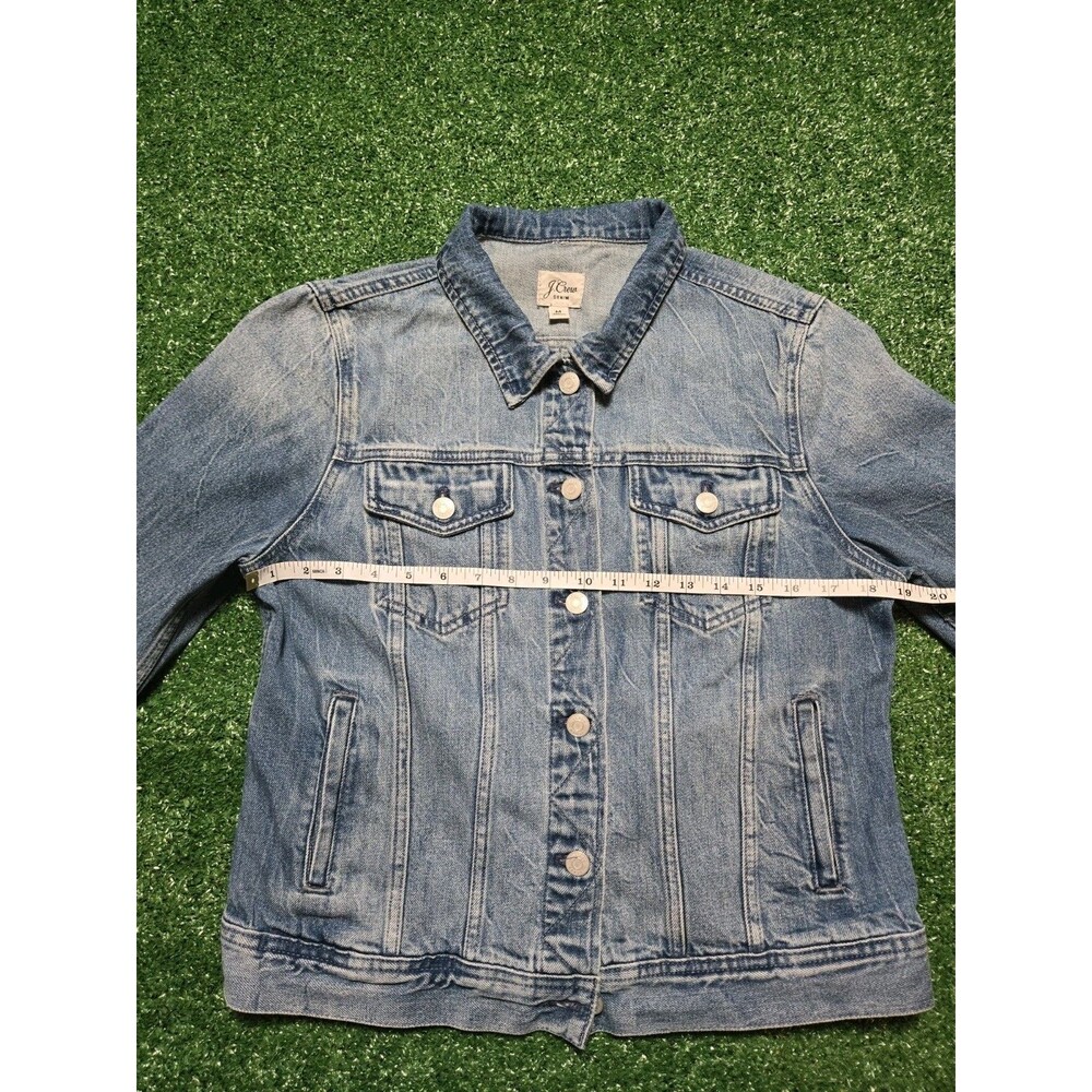 J.Crew Re-Imagined Eco-Friendly Denim Jacket – Blue – Women’s M - Picture 4 of 15